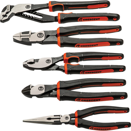 Jeu de pinces mixtes bimat&eacute;riau Z2, 5 Morceaux Helyx Safety & Industrial Supplies