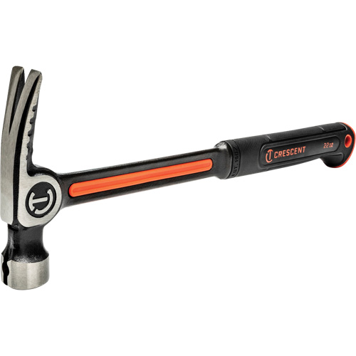 Steel Milled-Face Framing Hammer, 22 oz., Solid Steel Handle, 16" L Helyx Safety & Industrial Supplies