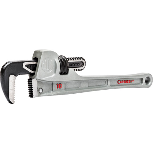 Slim Jaw Pipe Wrench, 1-9/10" Jaw Capacity, 10" Long, Powder Coated Finish, None Handle Helyx Safety & Industrial Supplies