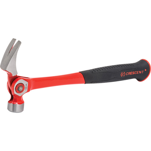 Indexing Claw Hammer, 18 oz., Cushion/Solid Steel Handle, 14" L Helyx Safety & Industrial Supplies