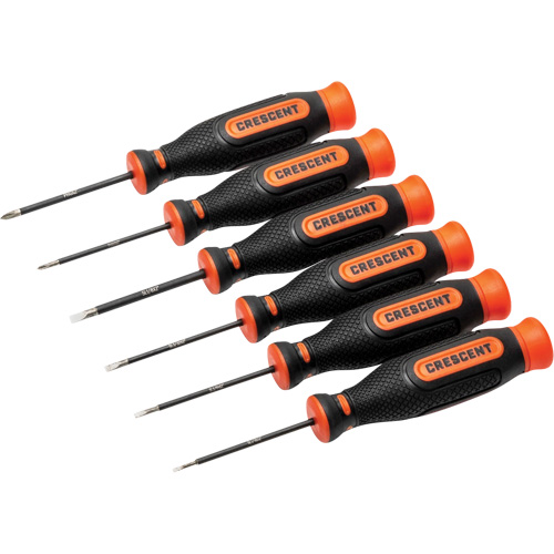 Diamond Tip Precision Screwdriver Set, 6 Helyx Safety & Industrial Supplies