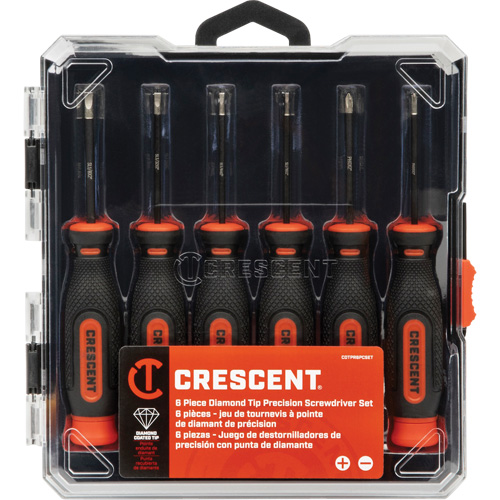 Diamond Tip Precision Screwdriver Set, 6 Helyx Safety & Industrial Supplies