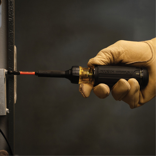 15-in-1 Ratcheting Impact-Rated Multi-Bit Torsion Zone Screwdriver, 9-1/2" L, Cushion Grip Handle Helyx Safety & Industrial Supplies