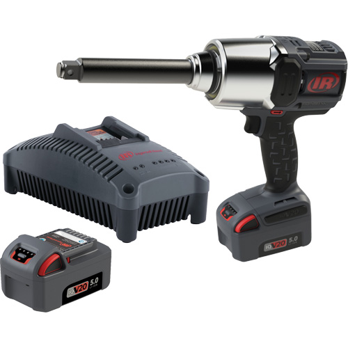 Cordless Impact Wrench Kit with Friction Ring Thru-Hole, 20 V, 3/4" Socket Helyx Safety & Industrial Supplies