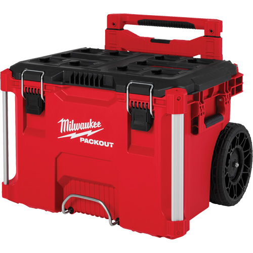 Boîte &agrave; outils sur roues PACKOUT, 18" x 22" x 19-1/2", Noir/Rouge Helyx Safety & Industrial Supplies