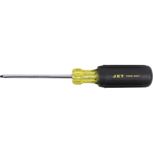 JKSR-2 Square Screwdriver, #2 Tip, Round, 4" L, Cushion Grip Handle Helyx Safety & Industrial Supplies