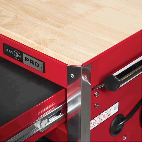 PRC4211 Pro Series Roller Cabinet, 11 Drawers, 42" W x 18" D x Red Helyx Safety & Industrial Supplies