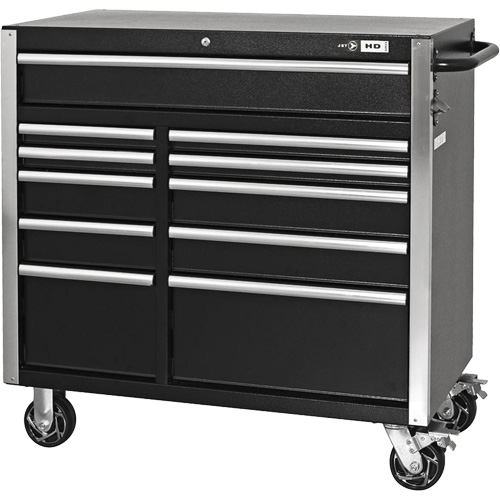 HDCC-4115 HD Series Toolbox Combo, 21-1/2" D x 44-1/5" W x 63-3/10" H, Black Helyx Safety & Industrial Supplies
