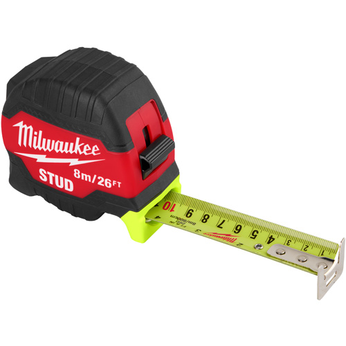 Stud Tape Measure, 1-5/16" x 26' Helyx Safety & Industrial Supplies