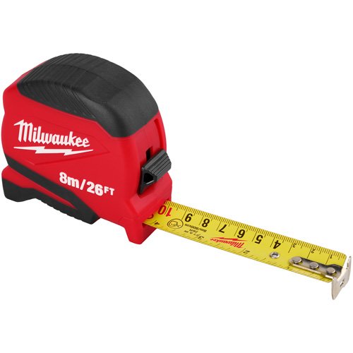 Compact Tape Measure, 1" x 26' Helyx Safety & Industrial Supplies