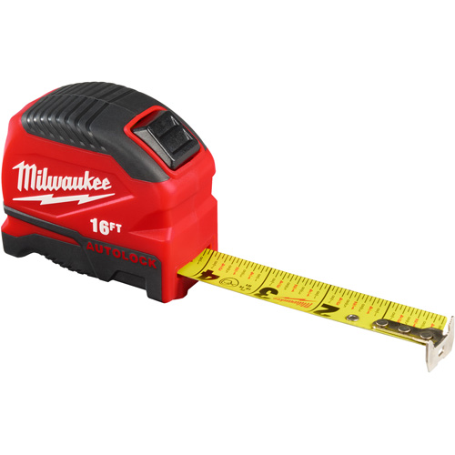 Auto-Lock Tape Measure, 1" x 16' Helyx Safety & Industrial Supplies