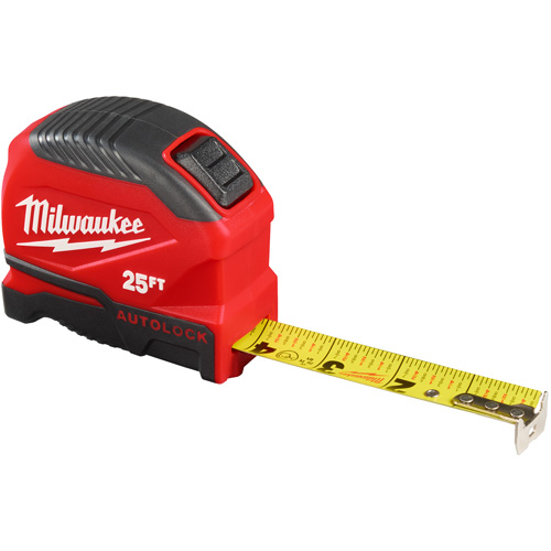 Auto-Lock Tape Measure, 1" x 25' Helyx Safety & Industrial Supplies