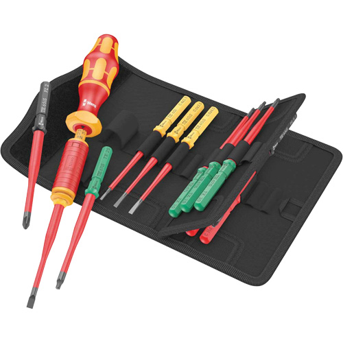15-Piece Kraftform Kompakt Torque VDE Blade Set, 1000 V Helyx Safety & Industrial Supplies