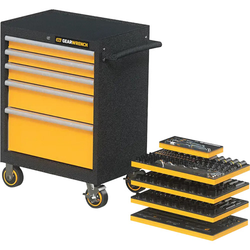Mechanics Tool Set in Modular Foam Trays with Storage Unit, 247 Pieces Helyx Safety & Industrial Supplies