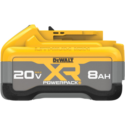 MAX* XR POWERPACK Battery, Lithium-Ion, 20 V, 8 Ah Helyx Safety & Industrial Supplies