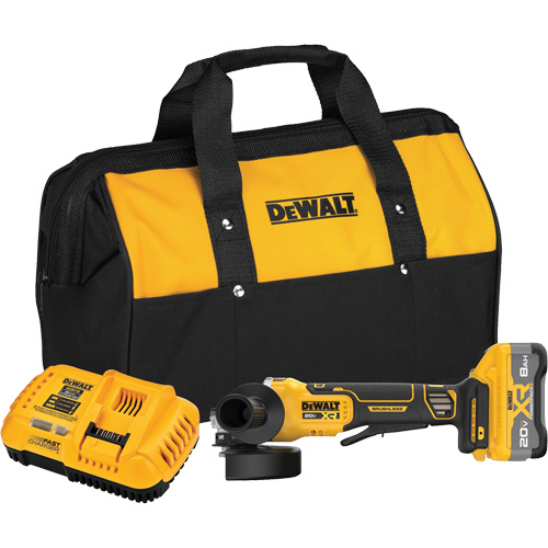 Meuleuse angulaire sans balai et sans fil MAX* XR avec XR POWERPACK, Roue de 4-1/2" - 5", 20 V Helyx Safety & Industrial Supplies