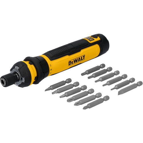 14-Piece Cordless Screwdriver Set with FLEXDRIVE Control, 4 V, 44 in-lbs/5 Nm Max. Torque Helyx Safety & Industrial Supplies