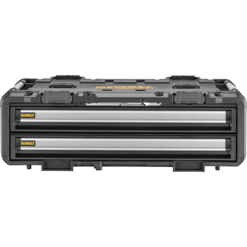 Bloc &agrave; 2 tiroirs TOUGHSYSTEM 2.0 DXL, 30" x 21-13/20" x 10", Noir/Jaune Helyx Safety & Industrial Supplies