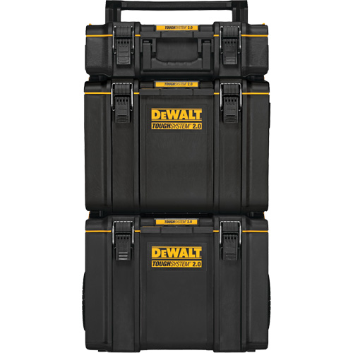 TOUGHSYSTEM&reg; 2.0 Rolling Tower, 24" x 20-2/5" x 34-1/2", Black/Yellow Helyx Safety & Industrial Supplies