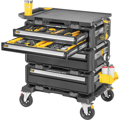 TOUGHSYSTEM&reg; 2.0 DXL 5-in-1 Modular Workstation, 34" x 25-4/5" x 39", Black/Yellow Helyx Safety & Industrial Supplies