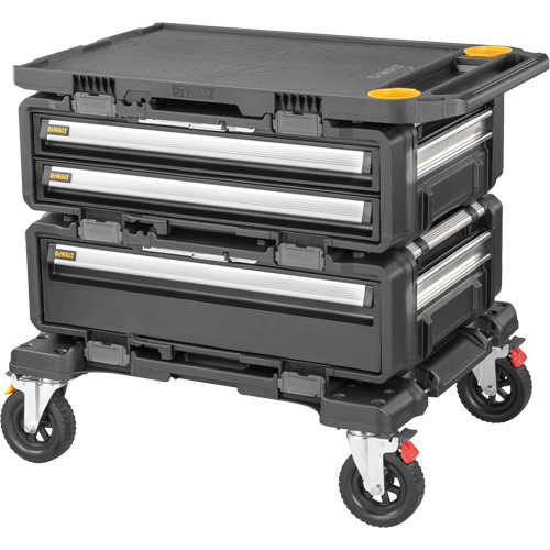 TOUGHSYSTEM&reg; 2.0 DXL 4-in-1 Modular Workstation, 34" x 25-4/5" x 30", Black/Yellow Helyx Safety & Industrial Supplies