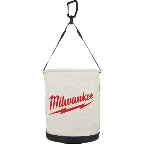 Utility Bucket Bag, 11-81/100" L x 11-81/100" W x 14-57/100" H, Polyester, White Helyx Safety & Industrial Supplies