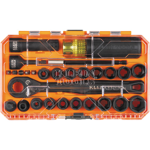 Jeu de douilles &agrave; chocs ouvertes essentielles KNECT, 28 Mcx, Chocs, Prise de 3/8" Helyx Safety & Industrial Supplies