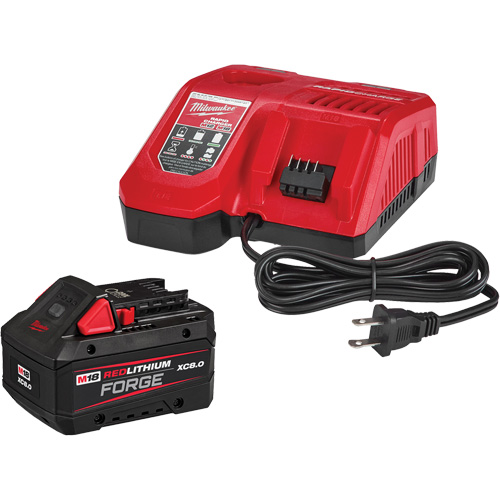 Ensemble de batterie de d&eacute;marrage M18 Redlithium Forge XC8.0, 18 V, Lithium-ion Helyx Safety & Industrial Supplies