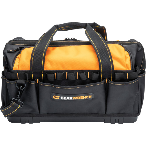Professional 20" Tool Bag, Nylon, 33 Pockets, Black/Orange Helyx Safety & Industrial Supplies