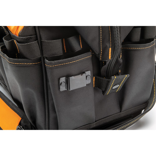 Professional 20" Tool Bag, Nylon, 33 Pockets, Black/Orange Helyx Safety & Industrial Supplies
