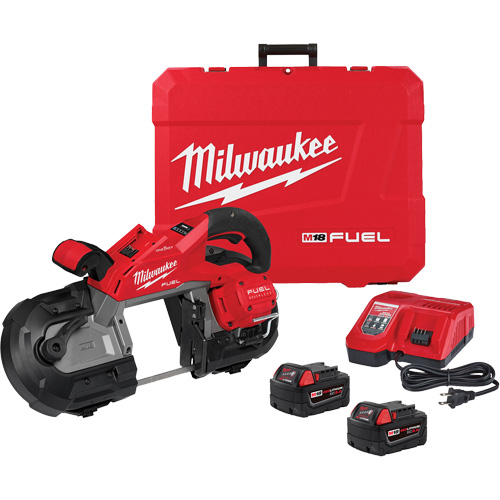 M18 FUEL Deep Cut Dual Trigger Band Saw Kit, 18 V, 5" Capacity Helyx Safety & Industrial Supplies