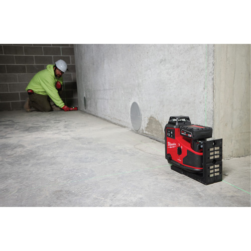 M12 Green 360° 3-Plane Laser with Automatic Alignment & Receiver Helyx Safety & Industrial Supplies
