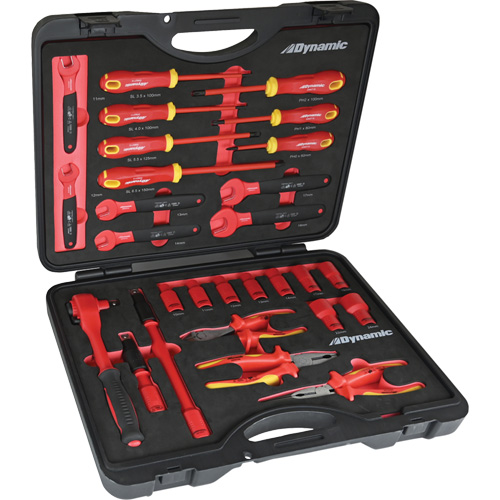 Jeu d'outils isol&eacute;s, 1000 V, 28 M Helyx Safety & Industrial Supplies