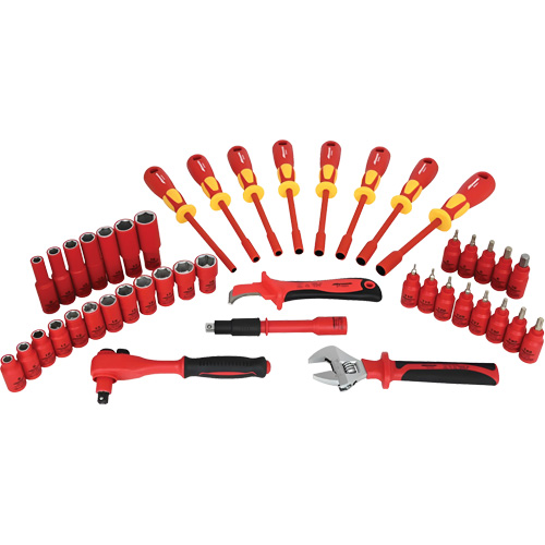 Insulated Socket & Tool Set, 44 Pcs Helyx Safety & Industrial Supplies