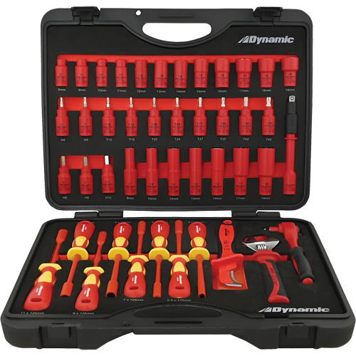 Insulated Socket & Tool Set, 44 Pcs Helyx Safety & Industrial Supplies