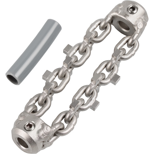 Chaîne de nettoyage de tuyaux de 2" pour c&acirc;ble de serpent &agrave; chaîne de 1/4" Helyx Safety & Industrial Supplies