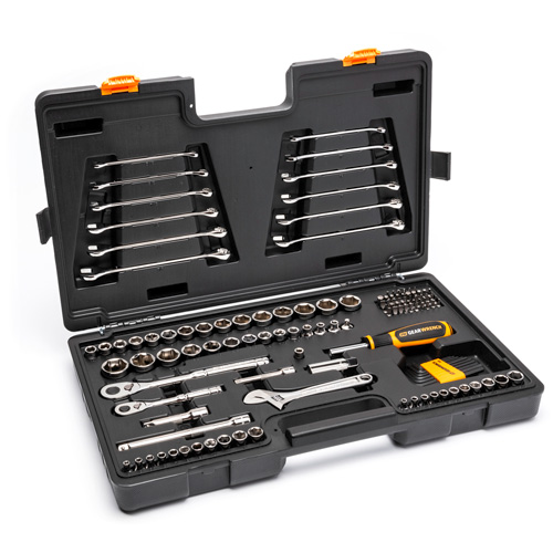 Jeu doutils de qualit&eacute; professionnelle &agrave; 72 dents, 6 pans et &agrave; prise 3/8" et 1/4" Helyx Safety & Industrial Supplies