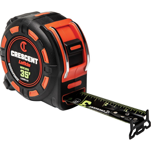 Ruban &agrave; mesurer Shockforce NITE EYE, 1-1/4" x 35', Marques de goujon SAE Helyx Safety & Industrial Supplies