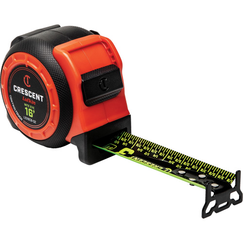  CONTROLTOUCH NITE EYE Tape Measure, 1-3/16" x 16', SAE Graduations Helyx Safety & Industrial Supplies