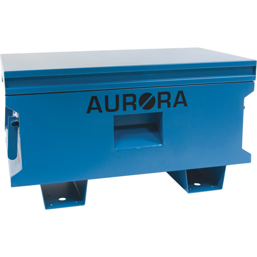 Jobsite Tool Box, 33" x 20-3/10" x 18-3/10", Steel, Blue Helyx Safety & Industrial Supplies