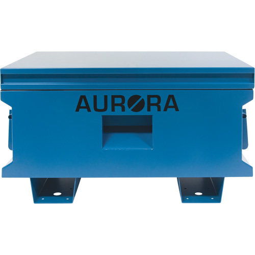 Jobsite Tool Box, 33" x 20-3/10" x 18-3/10", Steel, Blue Helyx Safety & Industrial Supplies