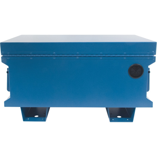 Jobsite Tool Box, 33" x 20-3/10" x 18-3/10", Steel, Blue Helyx Safety & Industrial Supplies