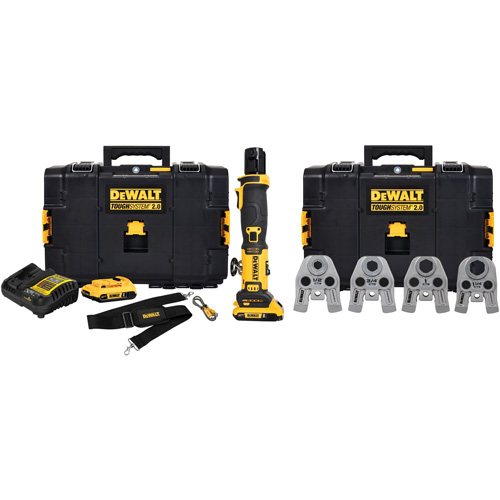 Compact Press Tool Kit with CTS Jaws, 1/2" - 1-1/4", Power Driven Helyx Safety & Industrial Supplies