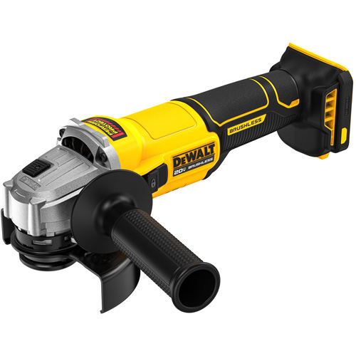 Brushless Cordless Slide-Switch Grinder (Tool Only), 4-1/2" Wheel, 20 V Helyx Safety & Industrial Supplies