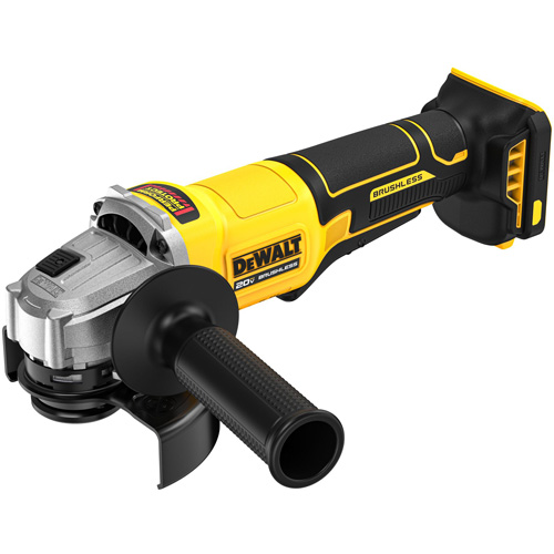 Brushless Cordless Paddle-Switch Grinder (Tool Only), 4-1/2" Wheel, 20 V Helyx Safety & Industrial Supplies