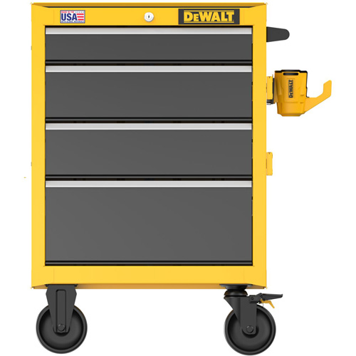 Heavy-Duty Rolling Tool Chest, 4 Drawers, 26" W x Yellow Helyx Safety & Industrial Supplies