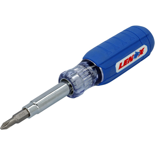 9-in-1 Multi-Bit Screwdriver, Textured Handle Helyx Safety & Industrial Supplies