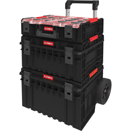 Arx 3-Piece Modular Starter Kit, 23"/25-1/5" x 19"/15-1/5" x 12-3/5"/26"/6-4/5", Black/Red Helyx Safety & Industrial Supplies