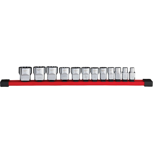 Jeu de douilles SAE &agrave; 12 pans, 12 Mcx, Prise de 3/8" Helyx Safety & Industrial Supplies