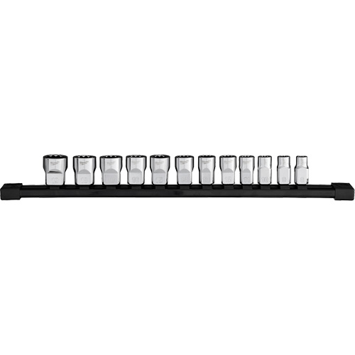 12-Point Metric Socket Set, 12 Pcs, 3/8" Drive Size Helyx Safety & Industrial Supplies
